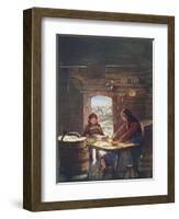 Making Flat Bread-Nico Jungman-Framed Art Print