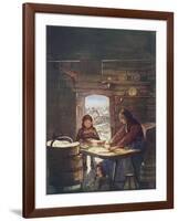 Making Flat Bread-Nico Jungman-Framed Art Print