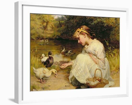 Making Friends, 1885-Frederick Morgan-Framed Giclee Print