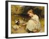 Making Friends, 1885-Frederick Morgan-Framed Giclee Print