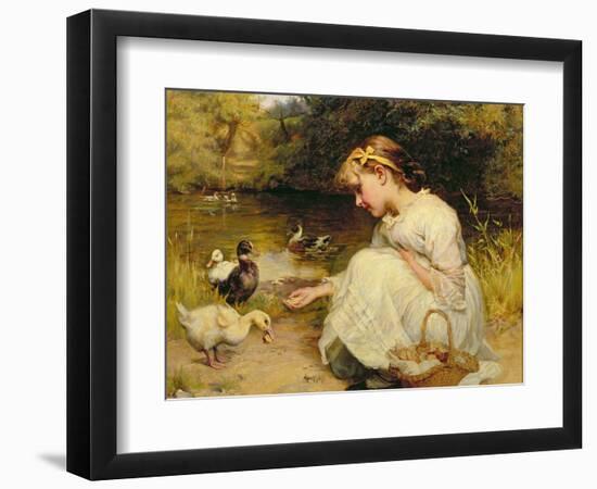 Making Friends, 1885-Frederick Morgan-Framed Giclee Print