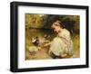 Making Friends, 1885-Frederick Morgan-Framed Giclee Print