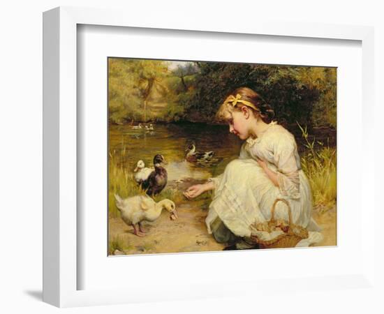 Making Friends, 1885-Frederick Morgan-Framed Giclee Print