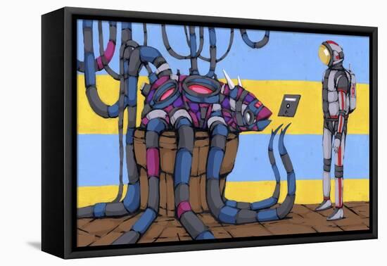 Making Friends Final Frontier-Ric Stultz-Framed Stretched Canvas