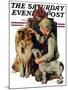 "Making Friends" or "Raleigh Rockwell" Saturday Evening Post Cover, September 28,1929-Norman Rockwell-Mounted Giclee Print