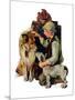 "Making Friends" or "Raleigh Rockwell", September 28,1929-Norman Rockwell-Mounted Giclee Print