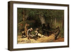 Making Game of the Hunter, 1880-William Holbrook Beard-Framed Giclee Print