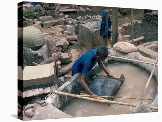 Making Hand Made Paper, China-Occidor Ltd-Stretched Canvas