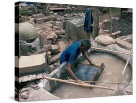 Making Hand Made Paper, China-Occidor Ltd-Stretched Canvas