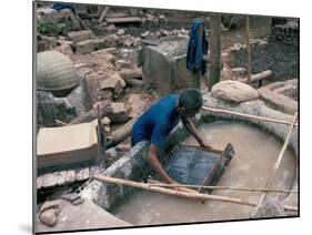 Making Hand Made Paper, China-Occidor Ltd-Mounted Photographic Print