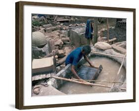 Making Hand Made Paper, China-Occidor Ltd-Framed Photographic Print