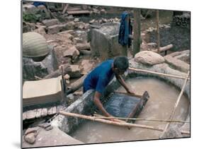 Making Hand Made Paper, China-Occidor Ltd-Mounted Photographic Print
