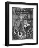 Making Head of the Statue of Liberty-null-Framed Giclee Print