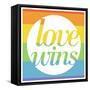 Making History - Love Wins-null-Framed Stretched Canvas