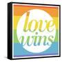 Making History - Love Wins-null-Framed Stretched Canvas