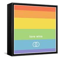 Making History - Love Wins-null-Framed Stretched Canvas