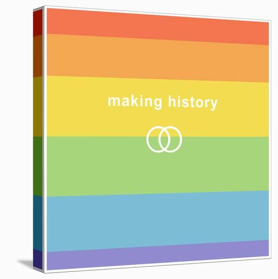 Making History - Love Wins-null-Stretched Canvas