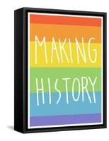 Making History - Love Wins-null-Framed Stretched Canvas