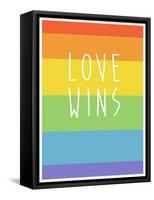 Making History - Love Wins-null-Framed Stretched Canvas