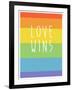 Making History - Love Wins-null-Framed Art Print