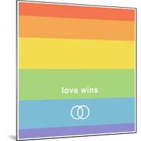 Making History - Love Wins-null-Mounted Art Print