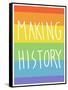 Making History - Love Wins-null-Framed Stretched Canvas