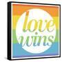 Making History - Love Wins-null-Framed Stretched Canvas