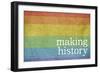 Making History - Love Wins-null-Framed Art Print