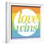 Making History - Love Wins-null-Framed Art Print