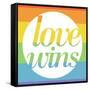 Making History - Love Wins-null-Framed Stretched Canvas