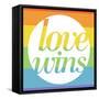 Making History - Love Wins-null-Framed Stretched Canvas