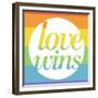 Making History - Love Wins-null-Framed Premium Giclee Print