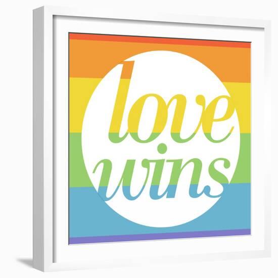 Making History - Love Wins-null-Framed Premium Giclee Print