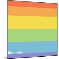 Making History - Love Wins-null-Mounted Art Print