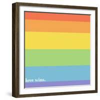 Making History - Love Wins-null-Framed Premium Giclee Print