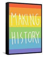 Making History - Love Wins-null-Framed Stretched Canvas