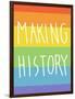 Making History - Love Wins-null-Framed Art Print