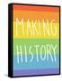 Making History - Love Wins-null-Framed Stretched Canvas