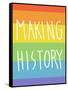 Making History - Love Wins-null-Framed Stretched Canvas