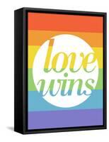 Making History - Love Wins-null-Framed Stretched Canvas