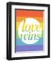 Making History - Love Wins-null-Framed Art Print