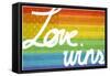 Making History - Love Wins-null-Framed Stretched Canvas