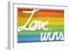 Making History - Love Wins-null-Framed Premium Giclee Print