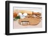 Making Homemade Pumpkin Dog Biscuits-Rojoimages-Framed Photographic Print