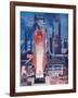 'Making Iron in a Modern Blast Furnace', 1935-Unknown-Framed Giclee Print