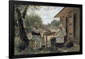 Making Jam, 1876-Vladimir Egorovic Makovsky-Framed Giclee Print