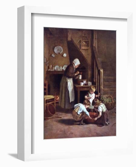 Making Jam C19-Edouard Frere-Framed Art Print