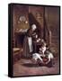 Making Jam C19-Edouard Frere-Framed Stretched Canvas