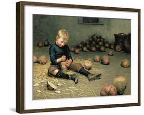 Making Lanterns-Edward Docker-Framed Giclee Print