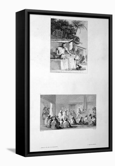 Making Macaroni and Military Meeting, 1802-Vivant Denon-Framed Stretched Canvas
